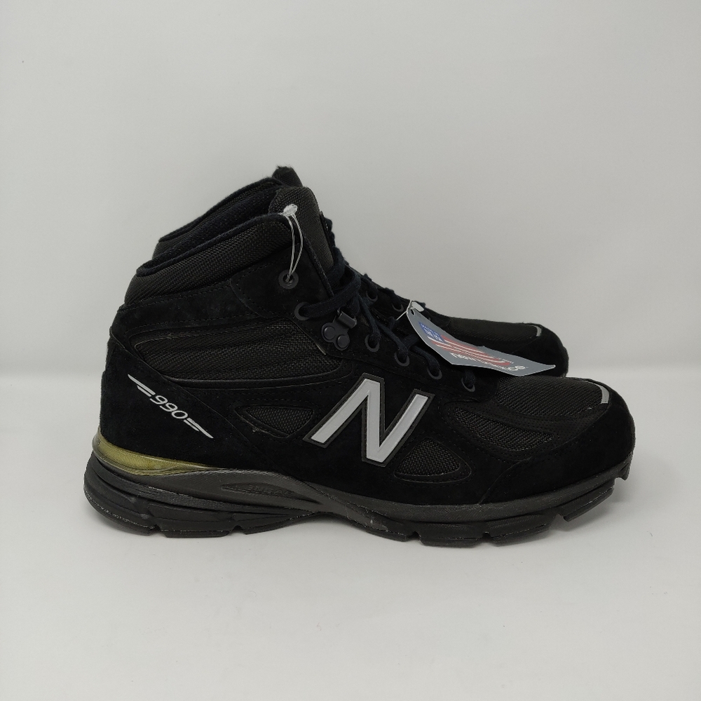 New Balance 990v4 Mid Black Hiking Boots USA